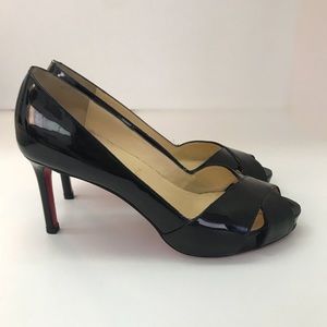 Christian Louboutin Shelley Patent Black Size 35.5